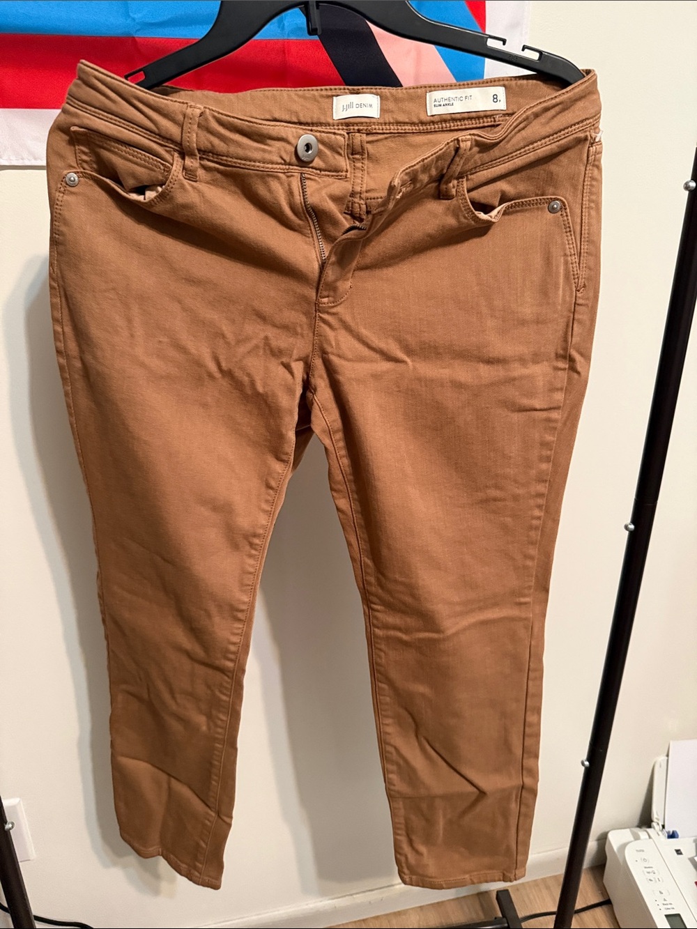 J. Jill Slim Ankle Pants in Camel (Petite Fit)